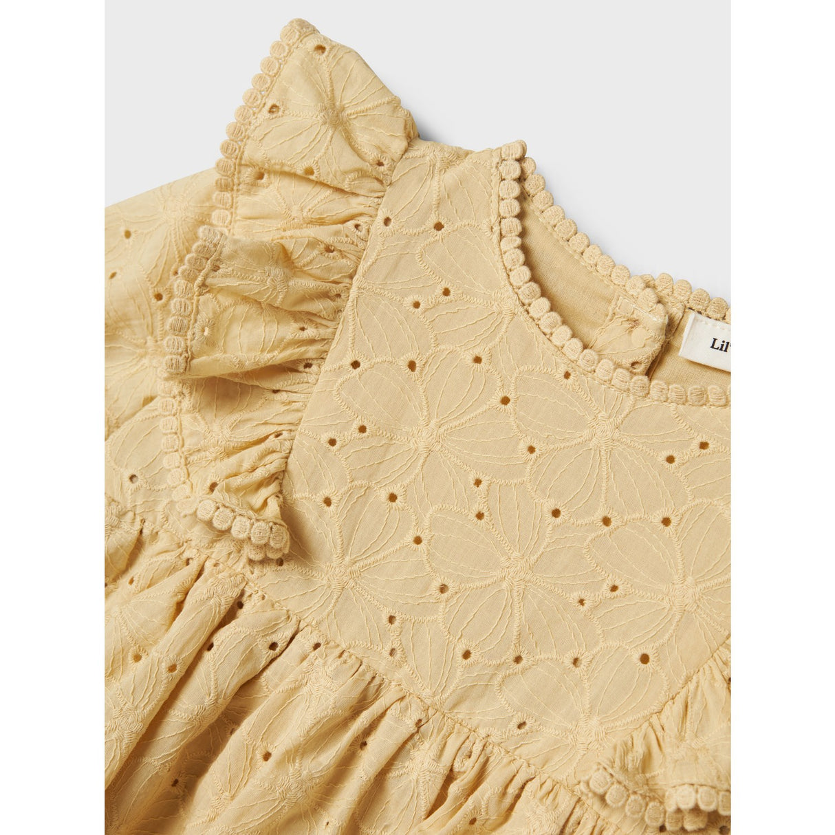 Lil'Atelier Sea Mist Nmffabioli Ss Loose Kjole Lil