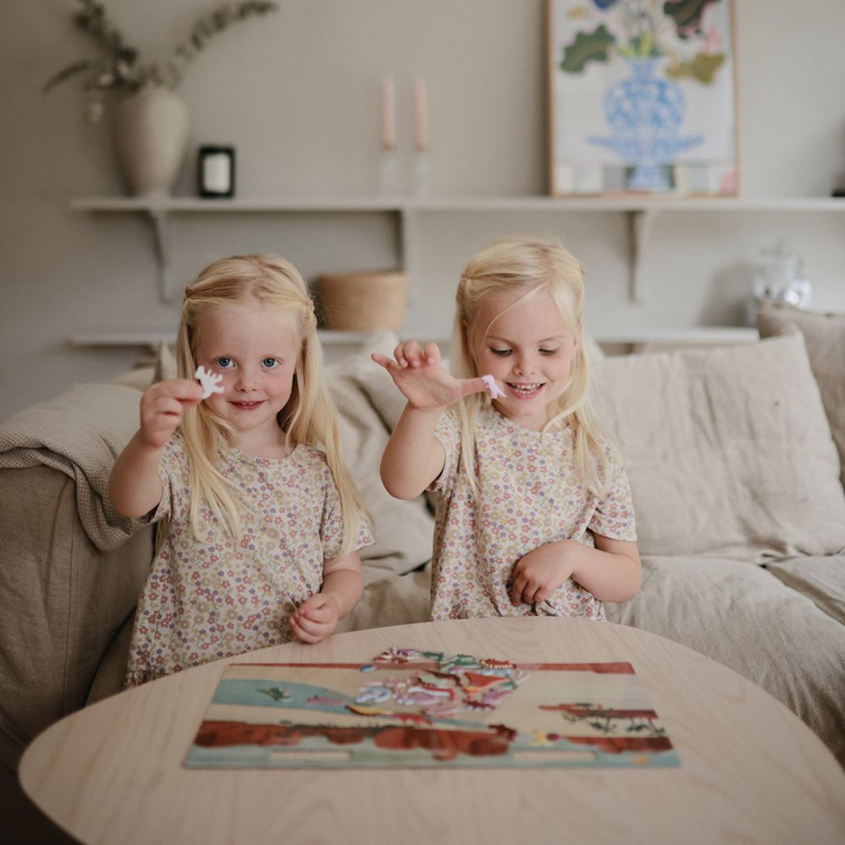 Mushie Dino Reusable Klistremerke Sett