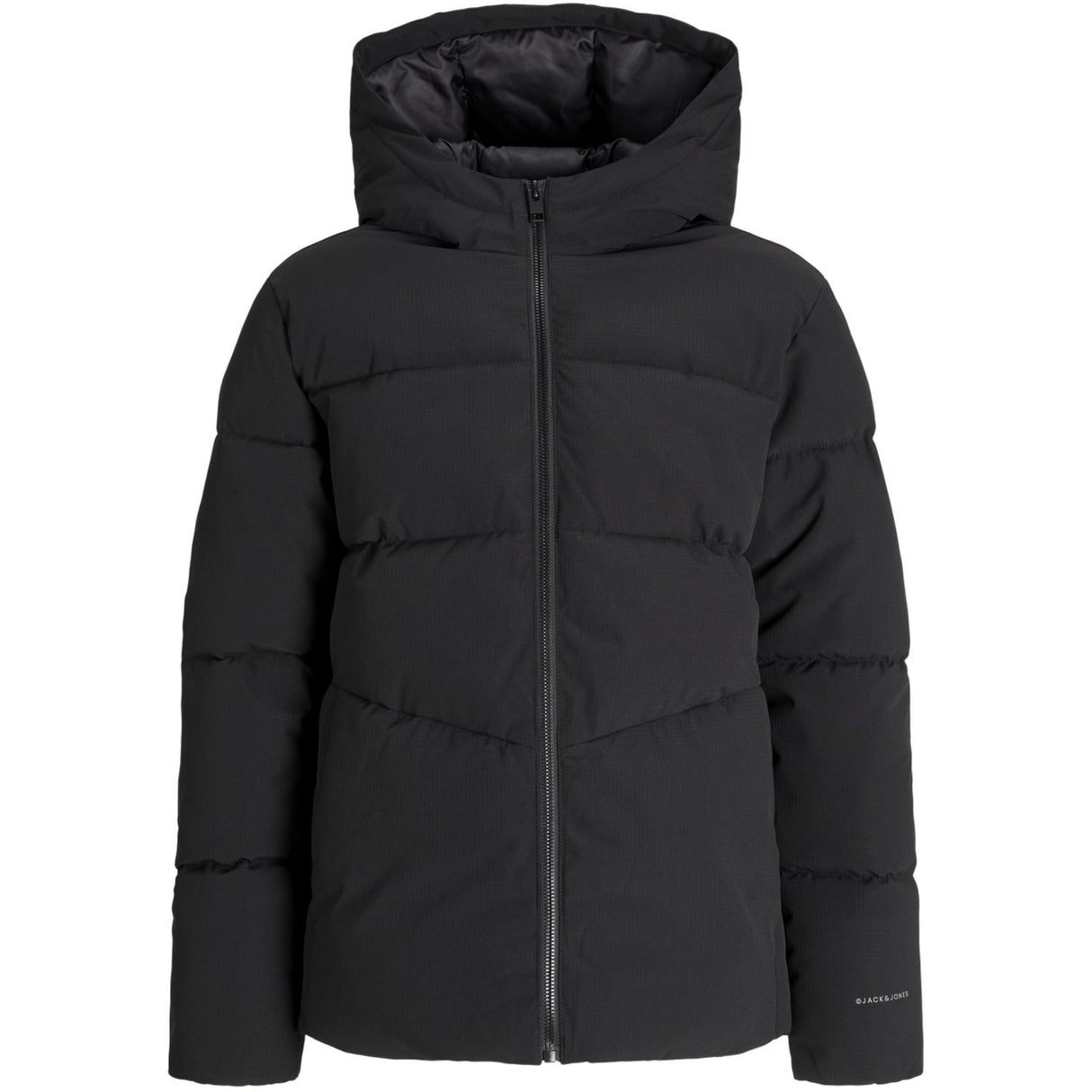 Jack & Jones Junior Black Jjglobal Puffer Jakke Jnr