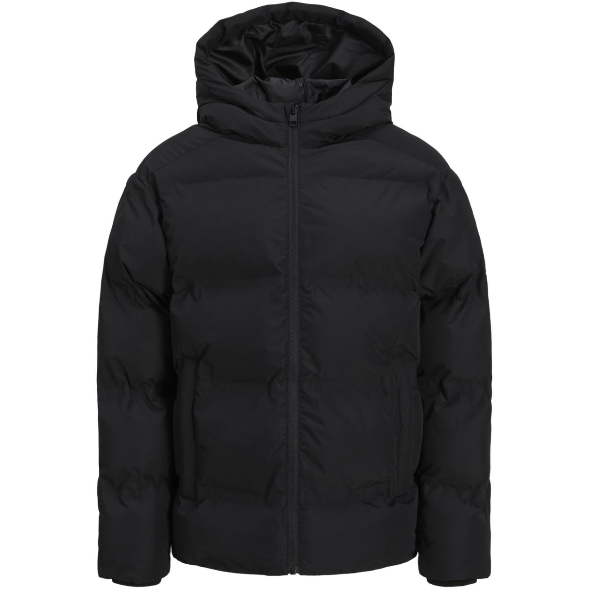 Jack & Jones Junior Black Jjesoho Puffer Hette Sn Jnr