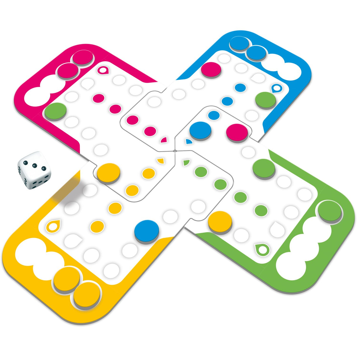 Tactic Games Ludo Fia - Rejse Spill