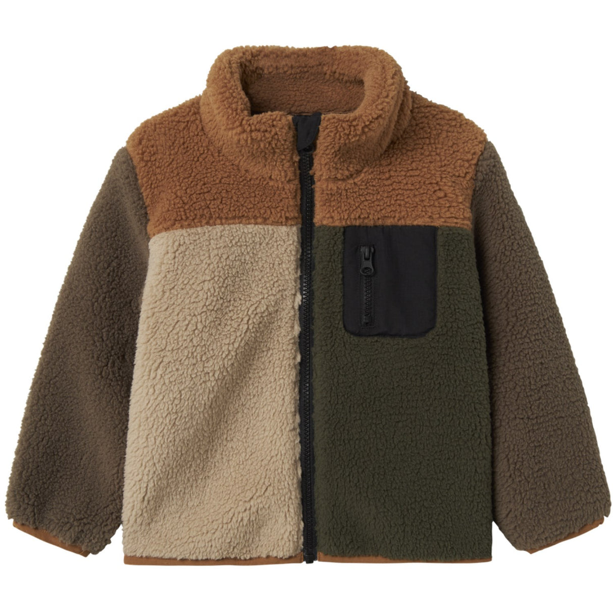 Name It Toasted Coconut Nmmmonico Teddy Jacket Block