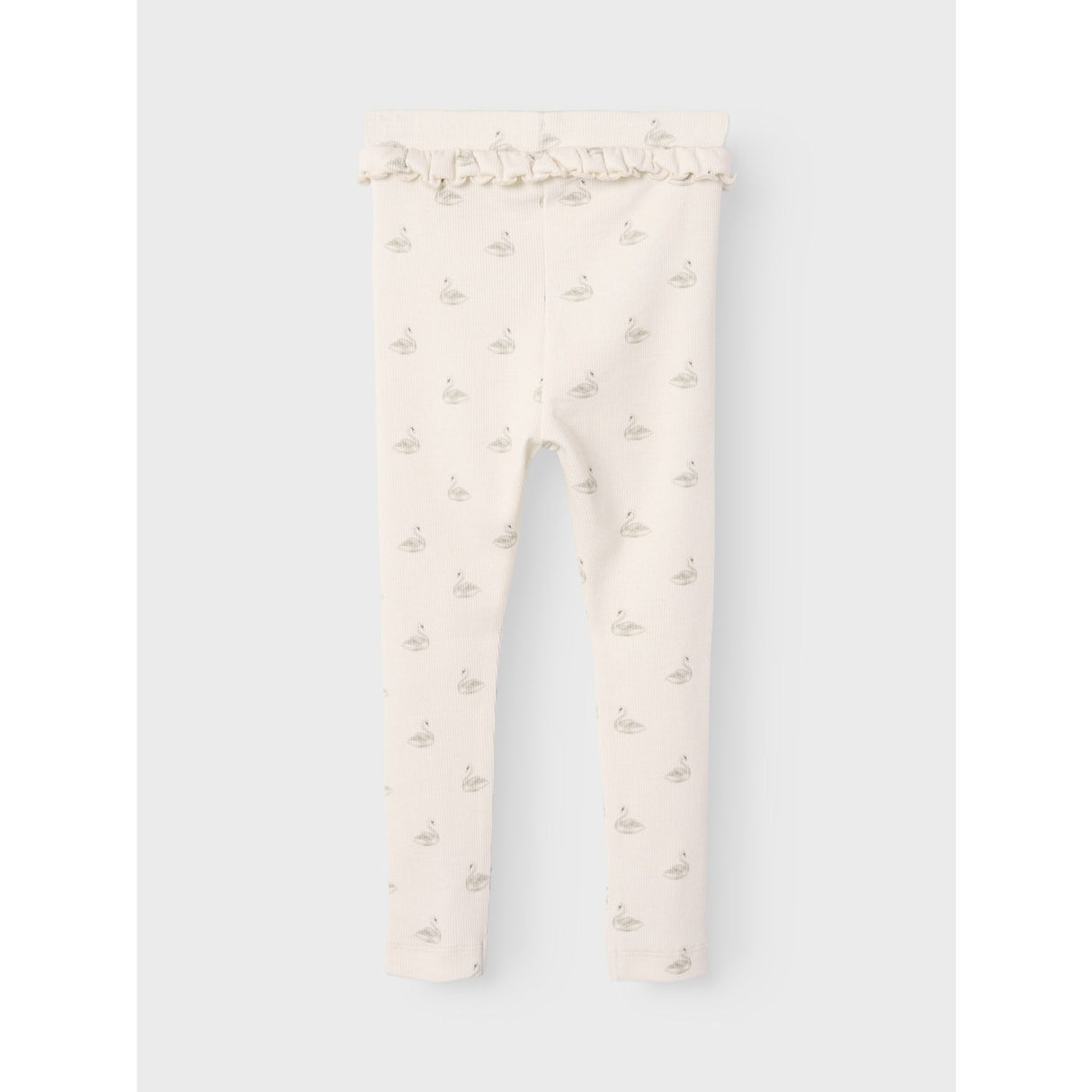 Lil'Atelier Pastel Parchment Swan Nmfgavo Efi Slim Legging Lil Noos