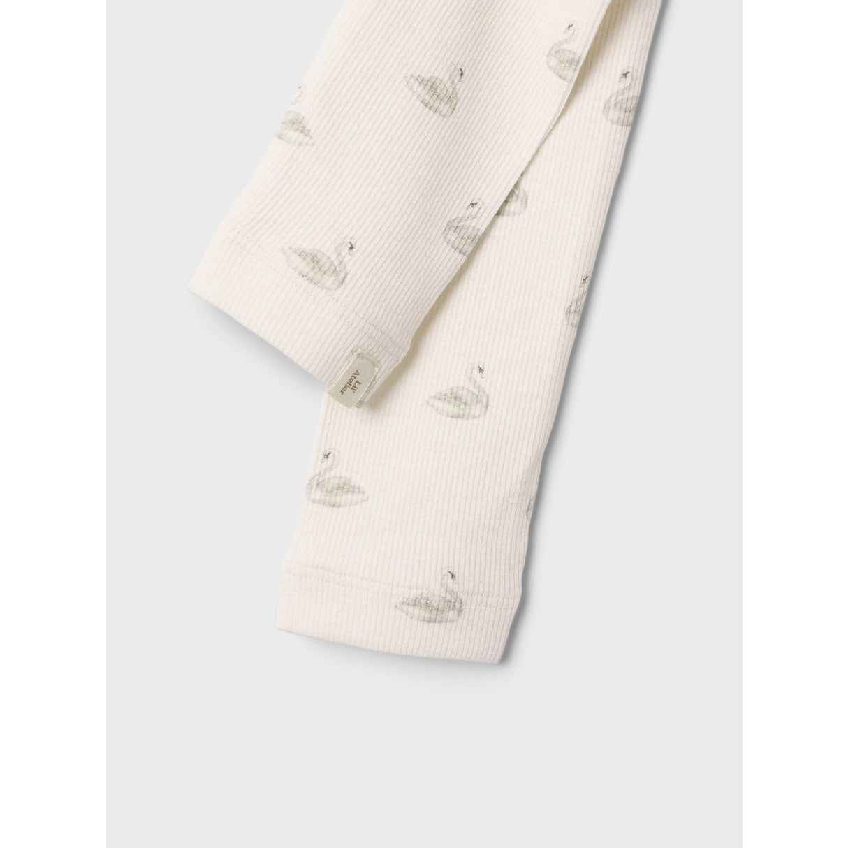 Lil'Atelier Pastel Parchment Swan Nmfgavo Efi Slim Legging Lil Noos