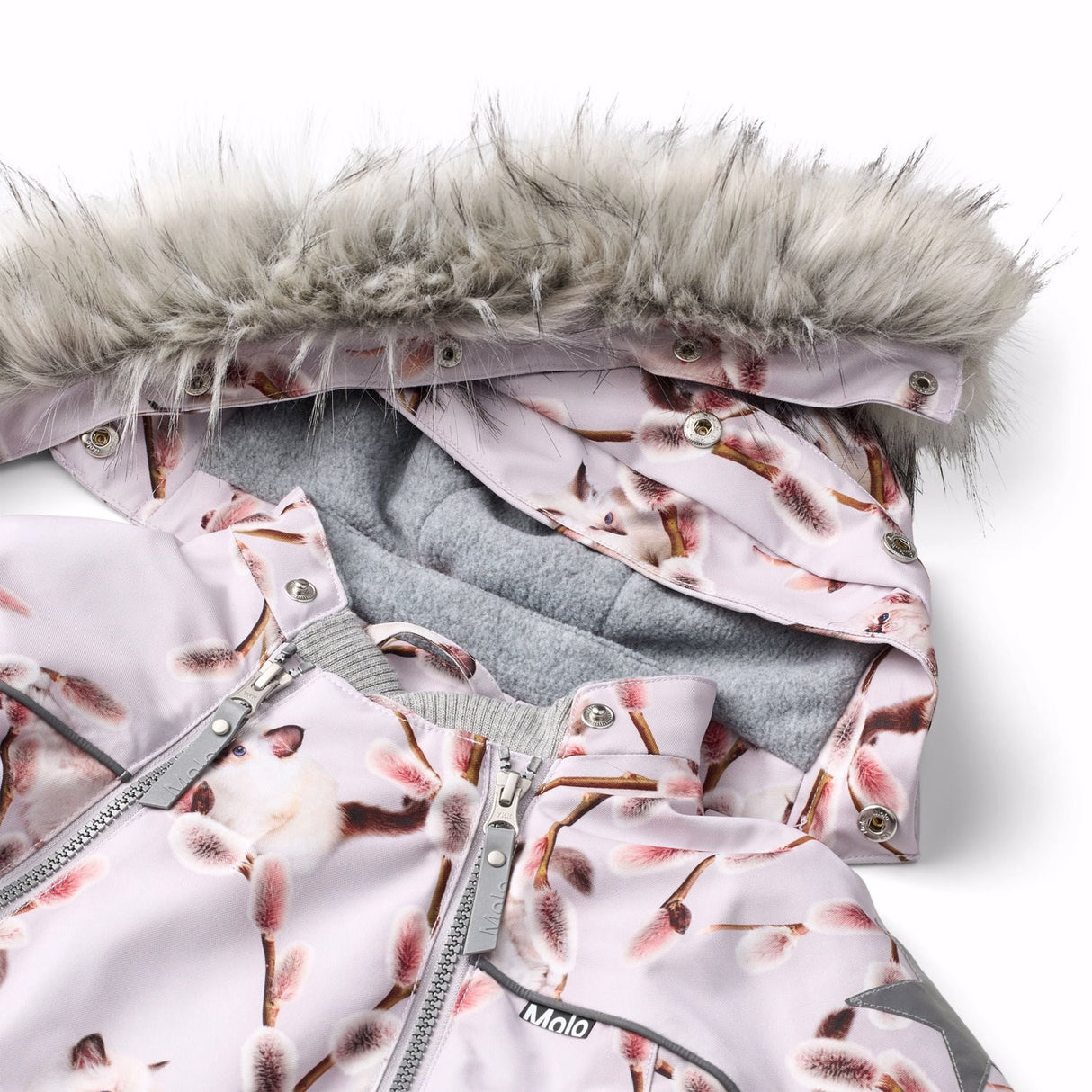 Molo Willow Kitten Pyxis Pels Baby Flydress