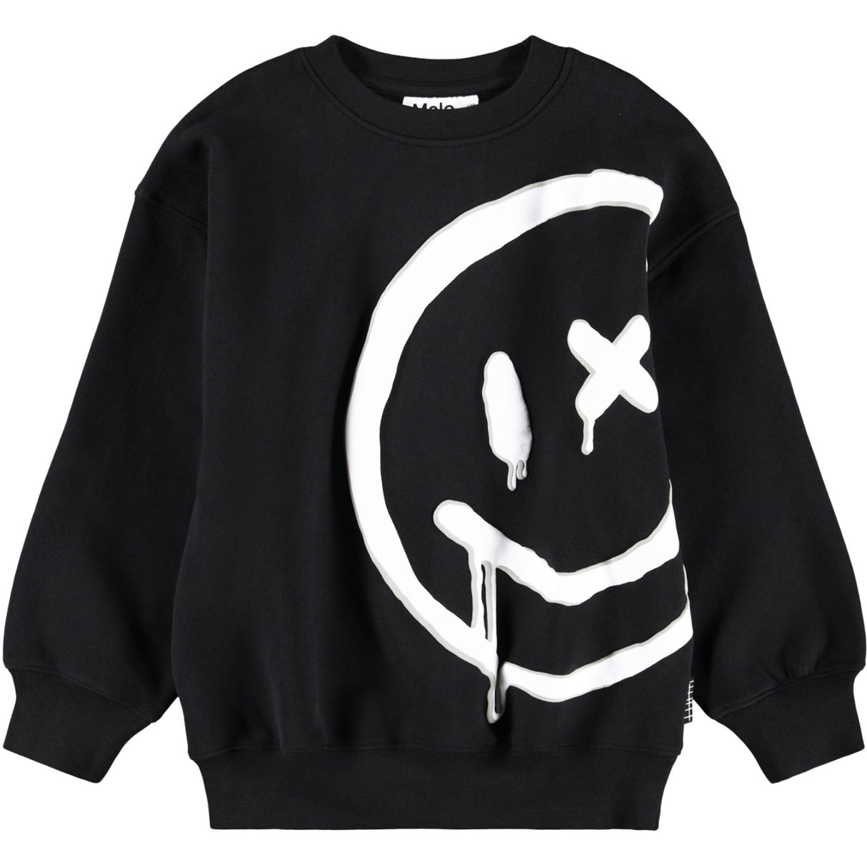 Molo Drippy White Mar Collegegenser