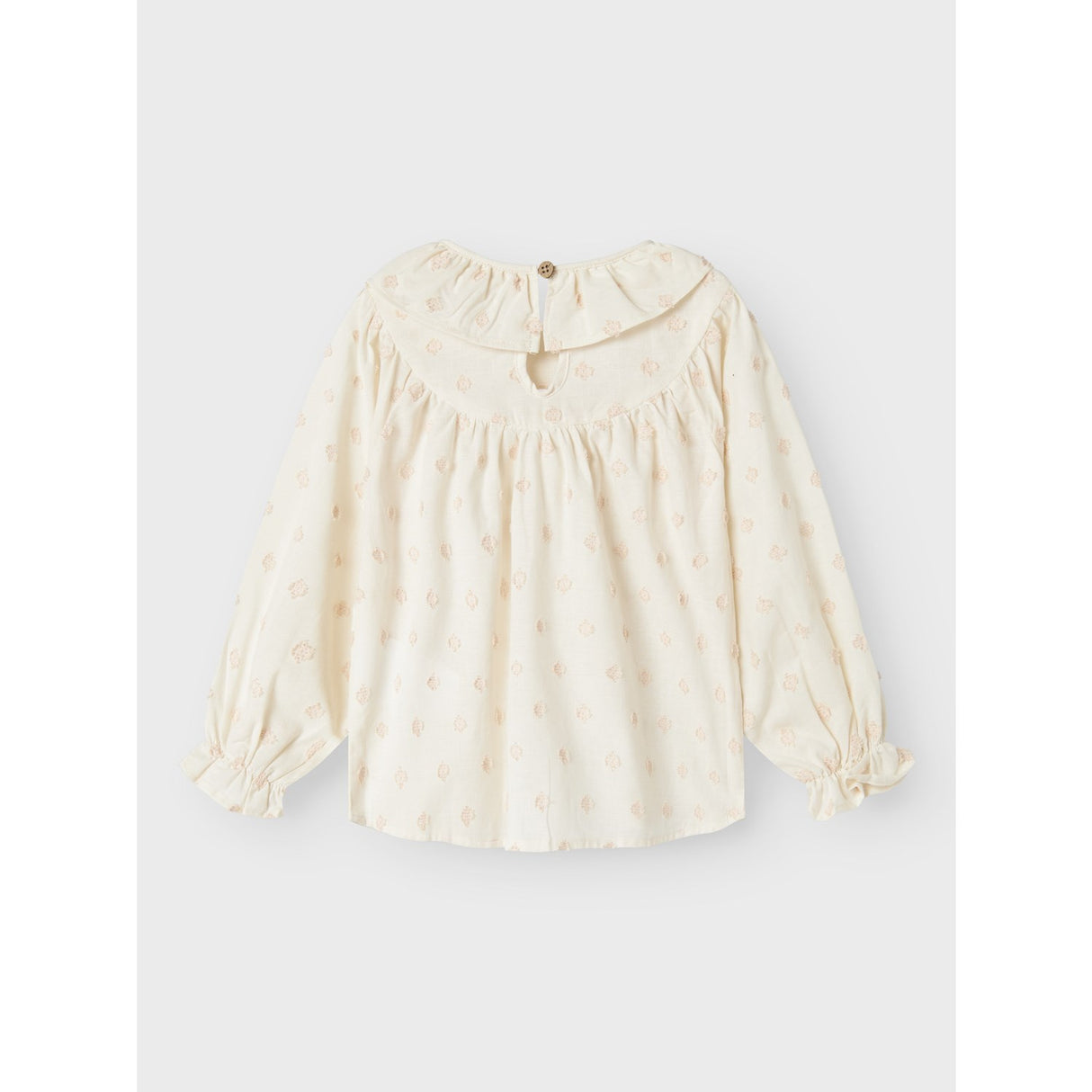 Lil'Atelier Pastel Parchment Nmfnethe Ls Loose Skjorte Lil