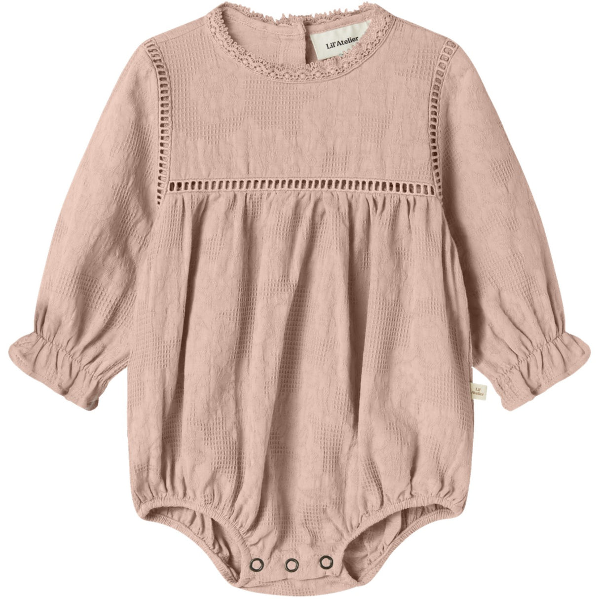 Lil'Atelier Cameo Rose Nbfofira Ls Loose Skjorte Body Lil