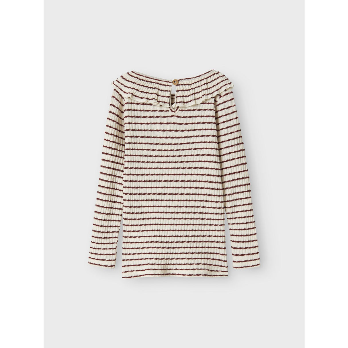 Lil'Atelier Hot Chocolate Nmfosophia Ls Slim Topp Lil