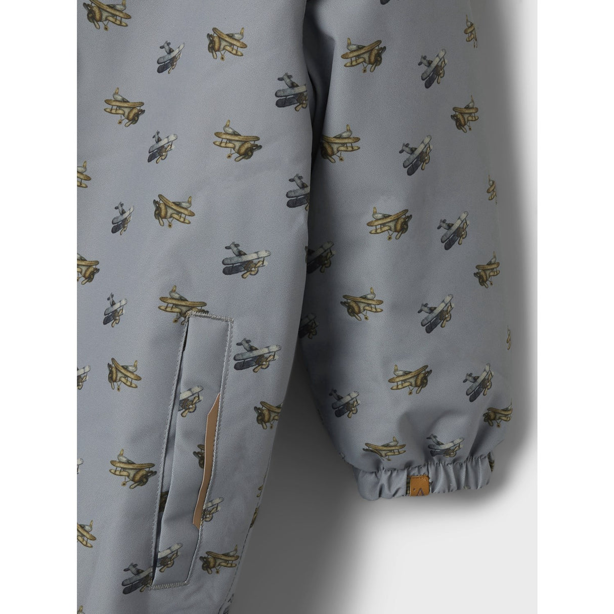 Lil'Atelier Ultimate Grey Airplanes Nmmlasnow10 Flydress Aop Fo Lil