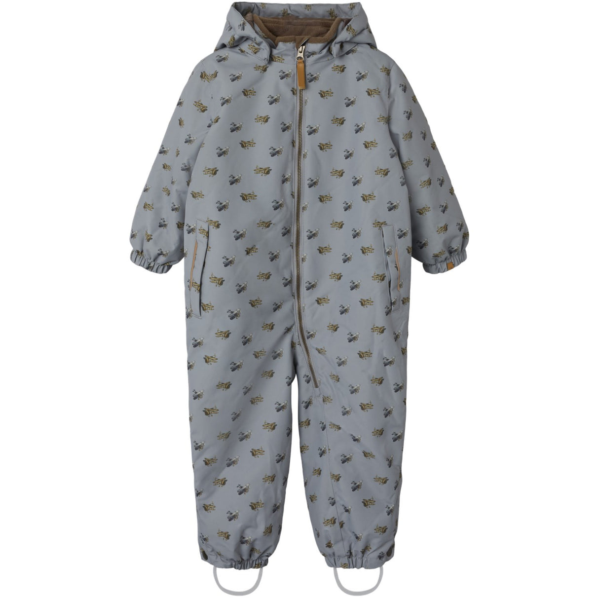 Lil'Atelier Ultimate Grey Airplanes Nmmlasnow10 Flydress Aop Fo Lil