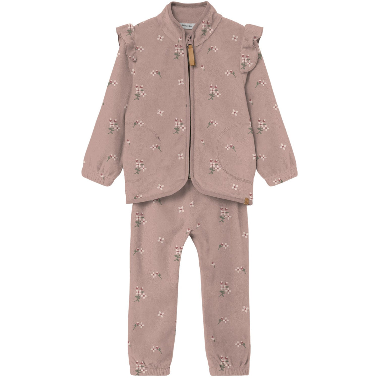 Lil'Atelier Misty Rose Nmflaspektra Fleece Sett Aop Lil