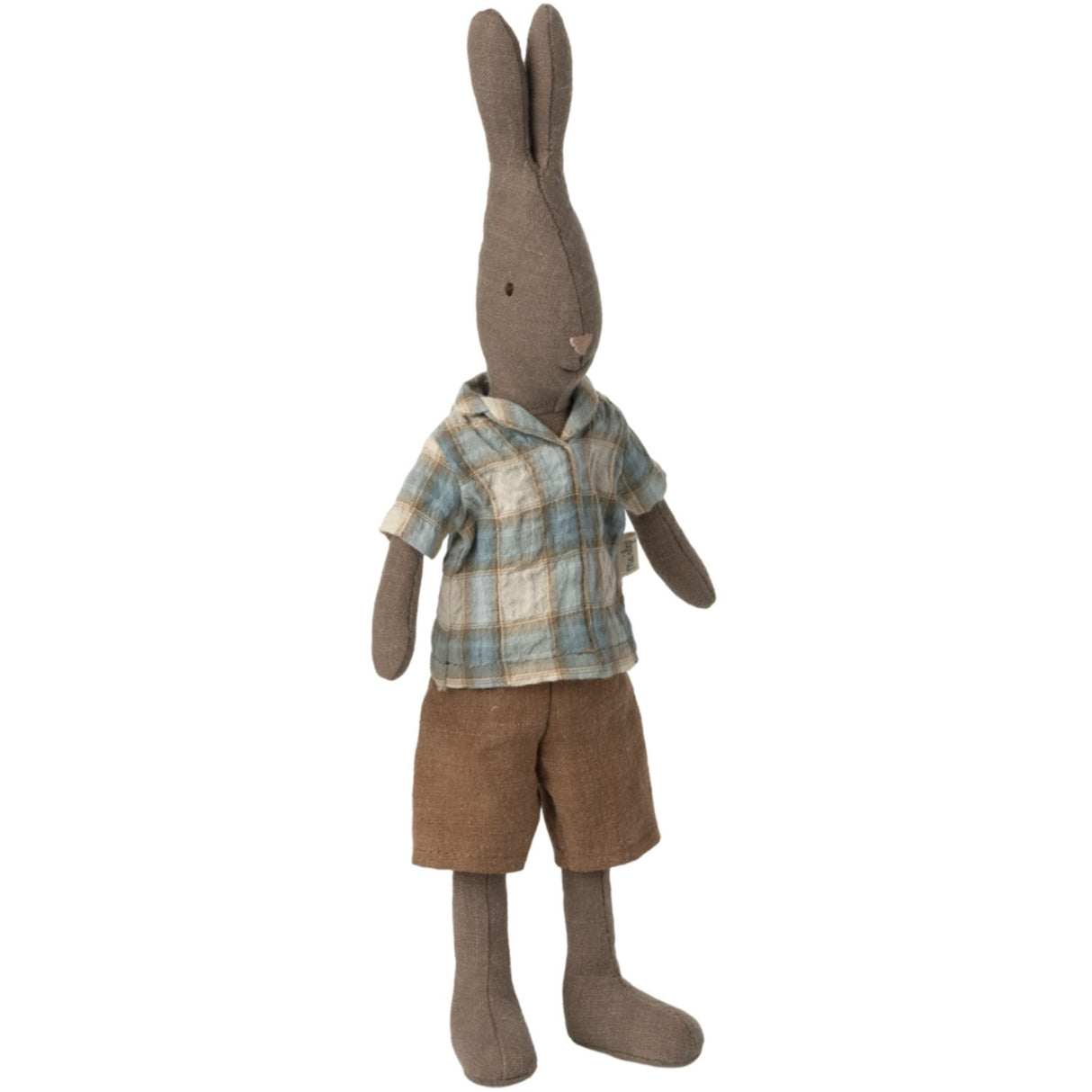 Maileg Rabbit Size 2, Brown - Skjorte Og Shorts