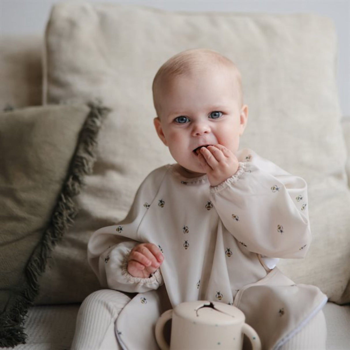 Mushie Bees Long Sleeve Smekke