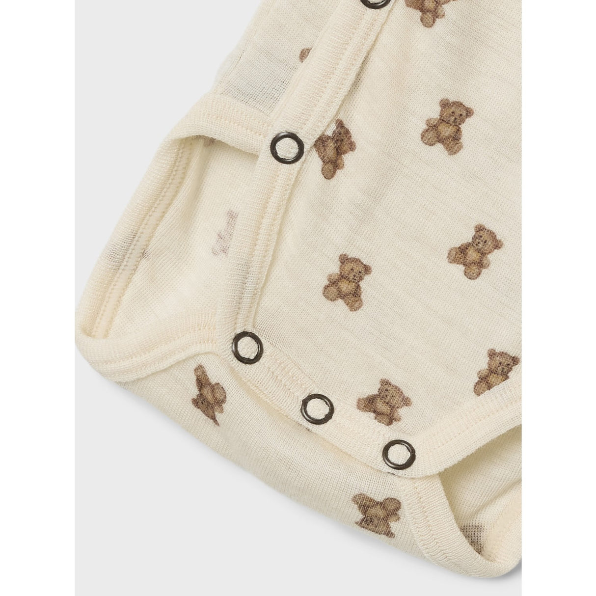 Lil'Atelier Turtledove Melange Nbnnalu Wo/Mo Ls Slim Omslags Body Lil