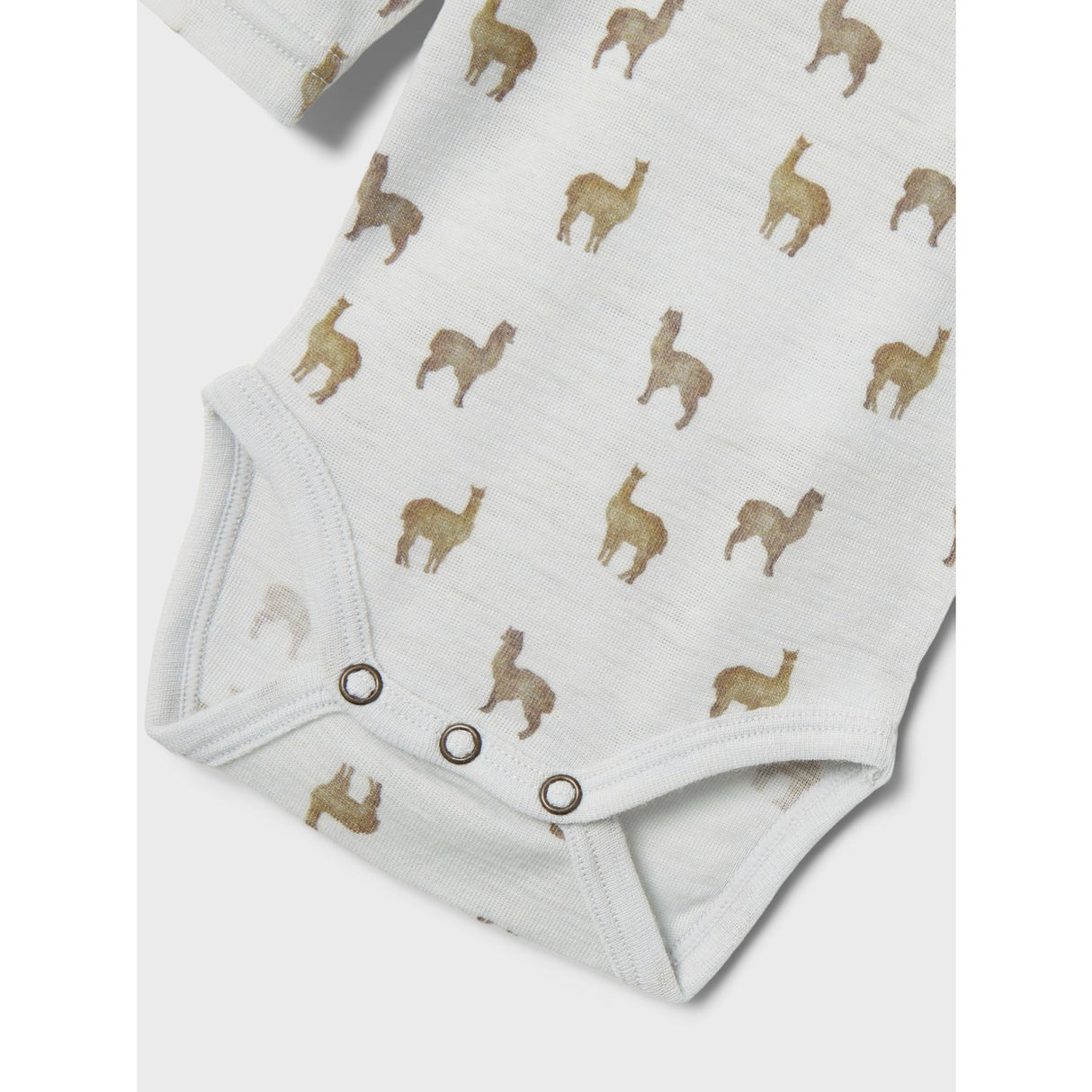 Lil'Atelier Gray Dawn Lama Nbmnoel Nor Ull Ls Slim Body Lil