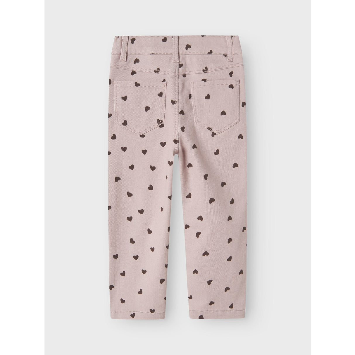 Name It Burnished Lilac Heart Nmfrose Straight Aop Twill Bukser 7218-Yf