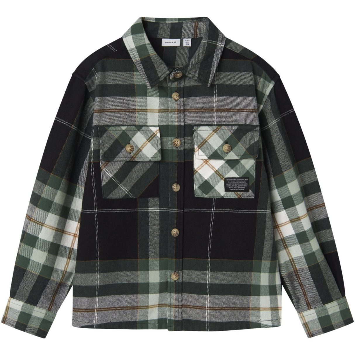 Name It Garden Topiary Nkmnorris Ls Overshirt