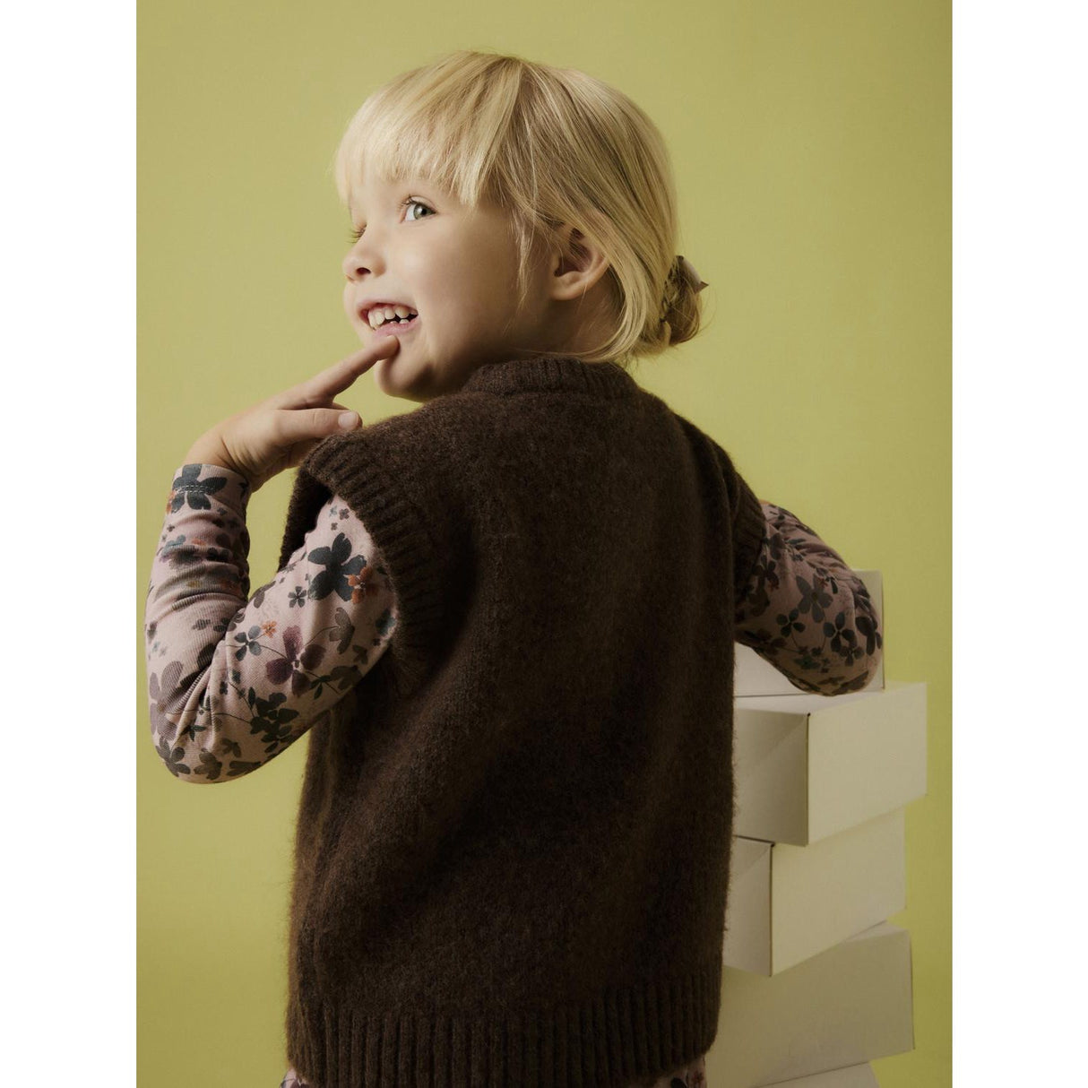 Name It Peppercorn Nmfneifyly Strikk Slipover