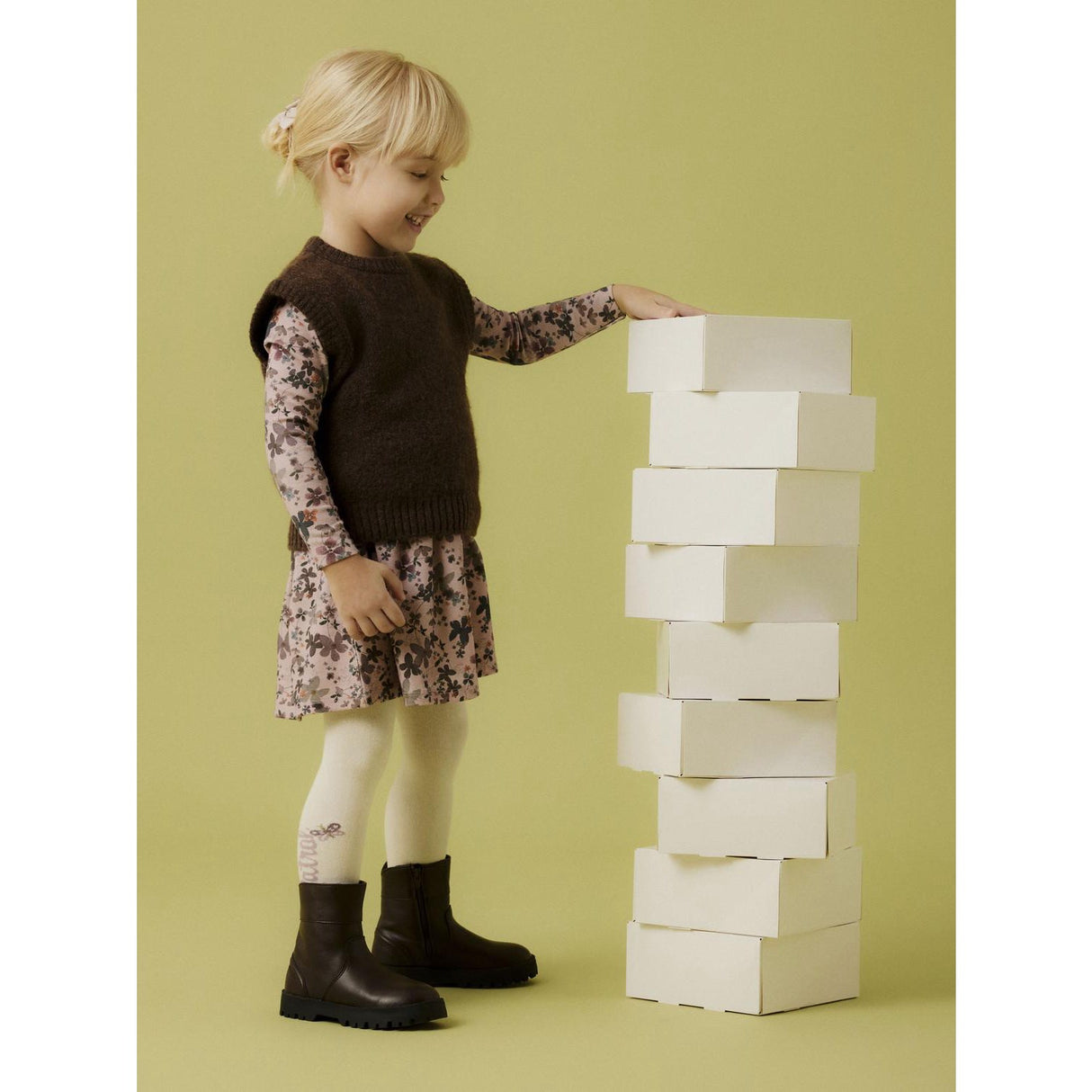 Name It Peppercorn Nmfneifyly Strikk Slipover