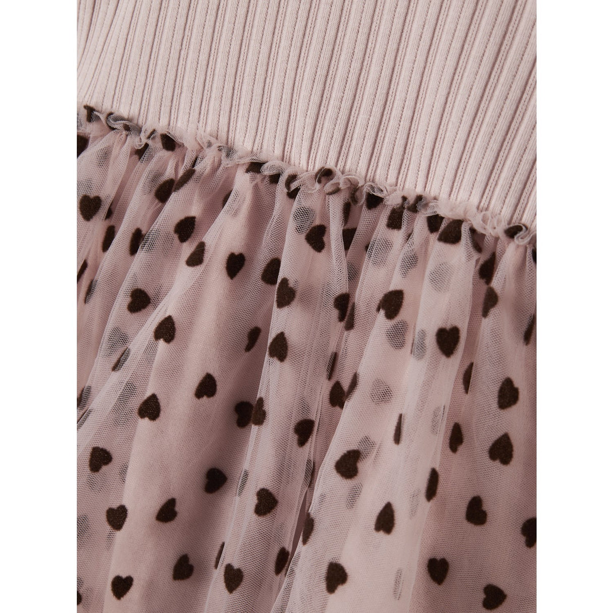 Name It Burnished Lilac Nmfnea Ls Tyll Kjole