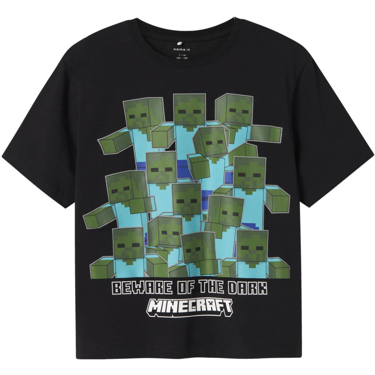 Name It Black Nkmsumba Minecraft Ss Nreg Topp Box Bfu