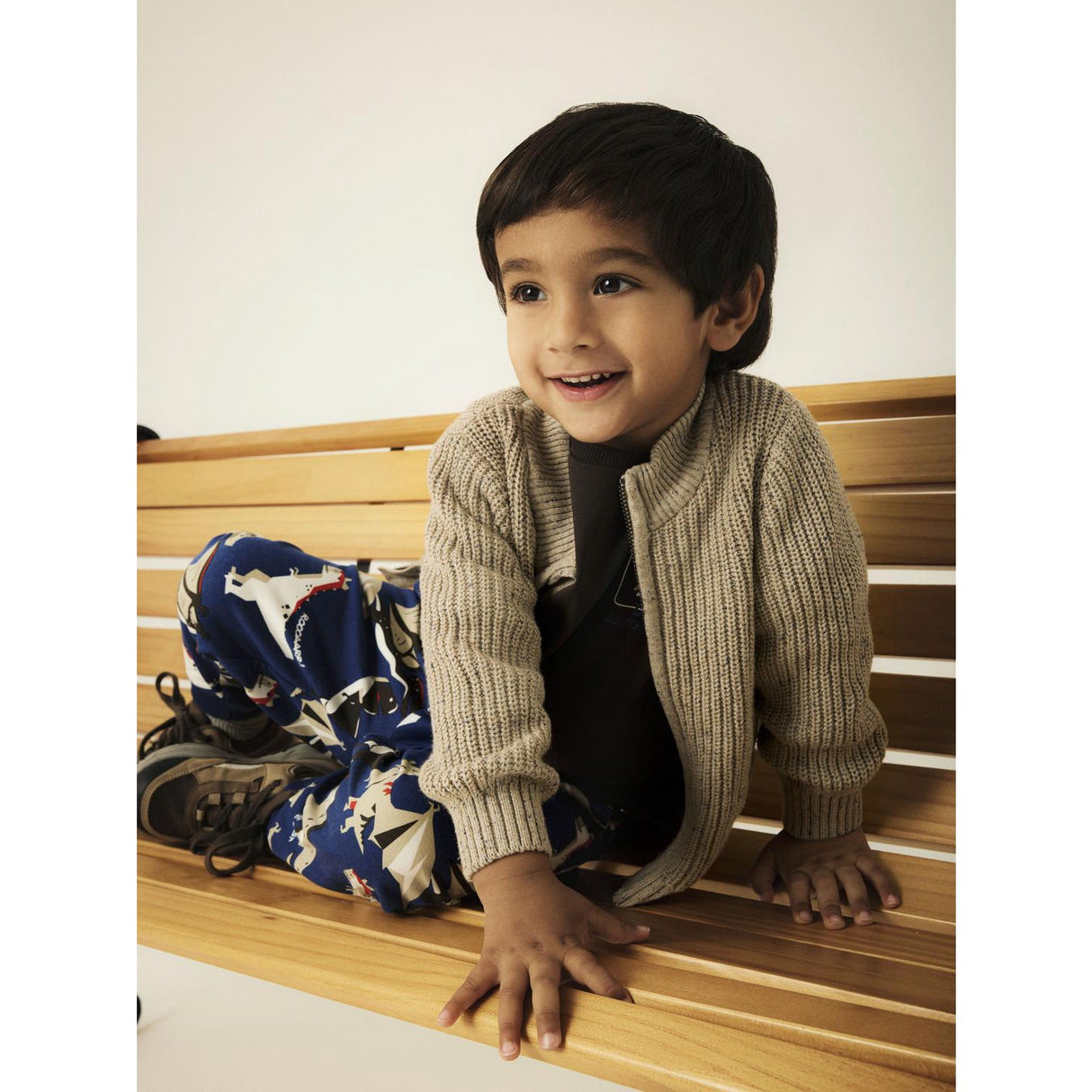 Name It Island Fossil Nmmnorman Ls Strikk Card