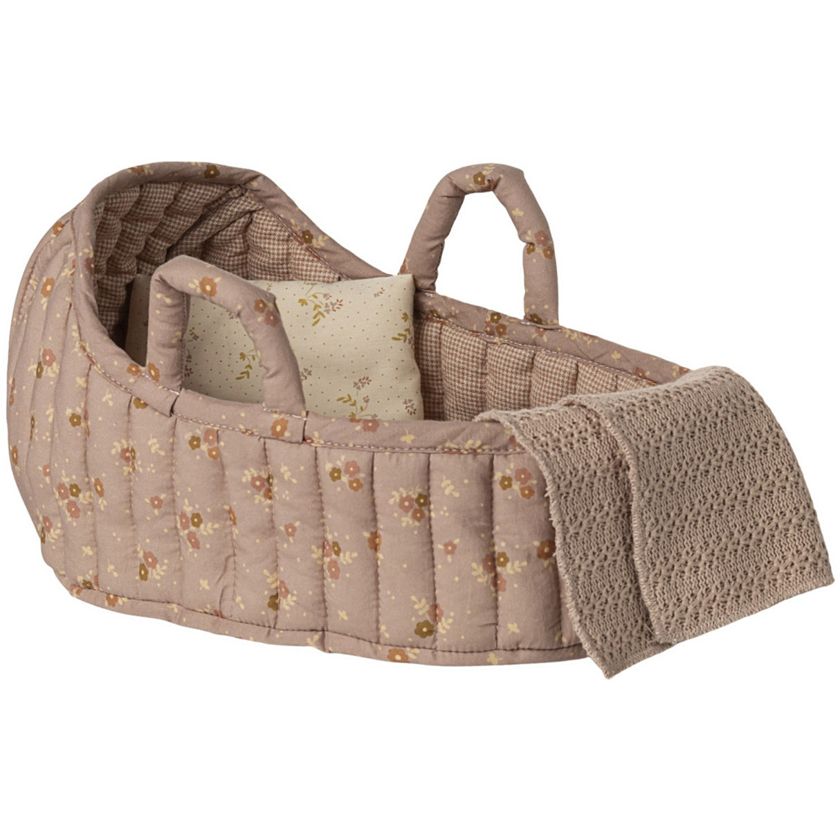 Maileg Carry Cot, Large - Rose