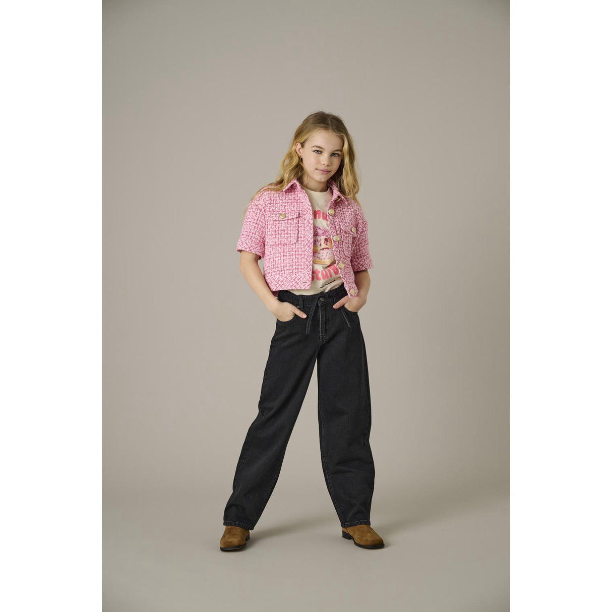 kids ONLY Washed Black Koggianna Mw Straight Dnm Pim216