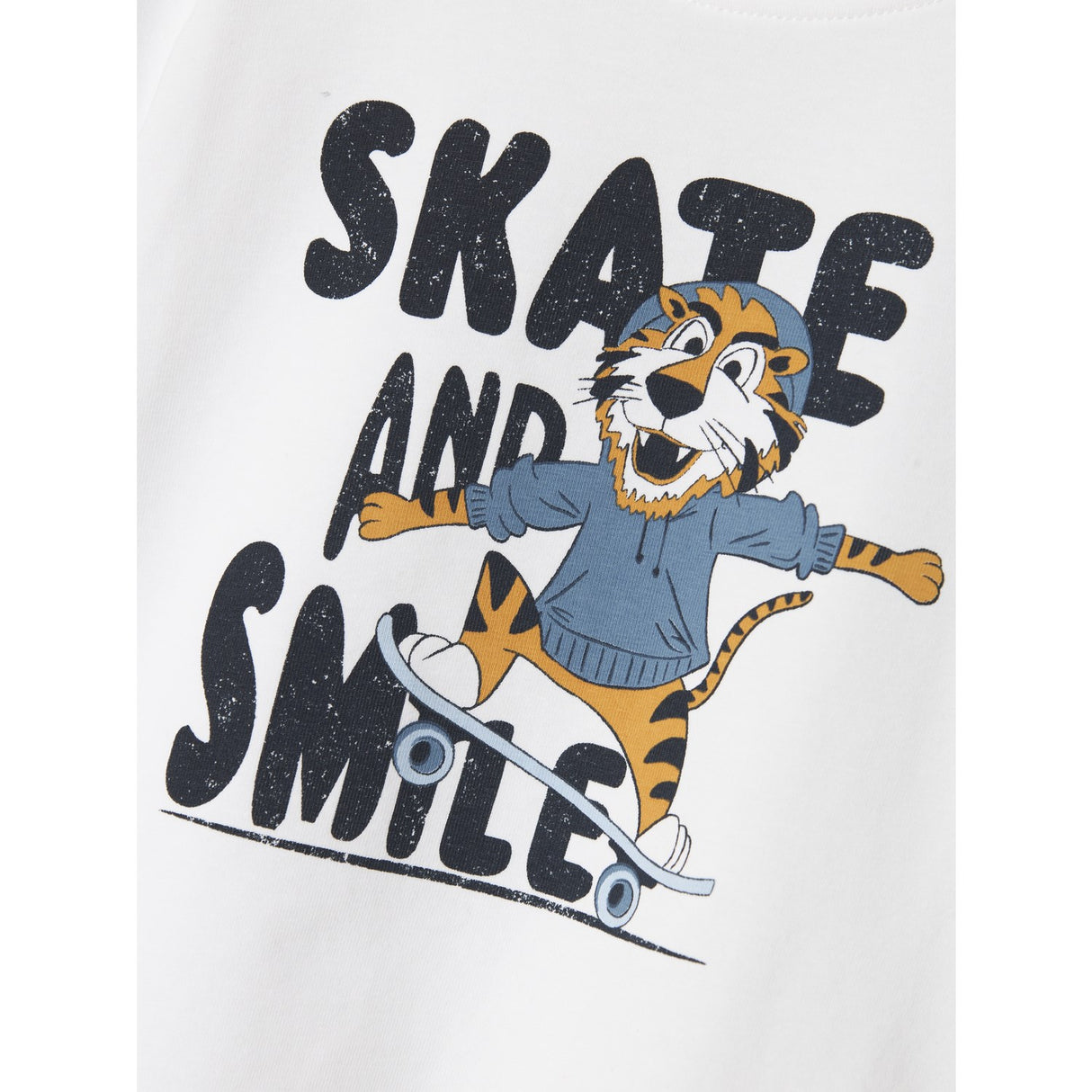 Name It Bright White Smile Nmmvux Ss Topp