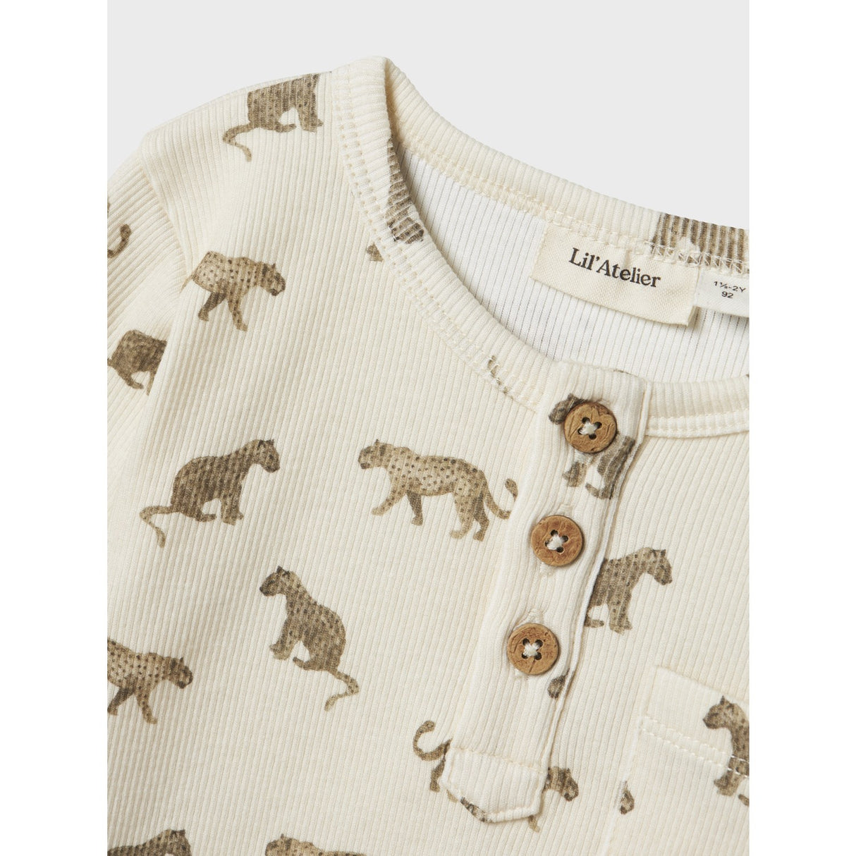 Lil'Atelier Turtledove Nmmlavo Eno Slim Ls Topp Lil