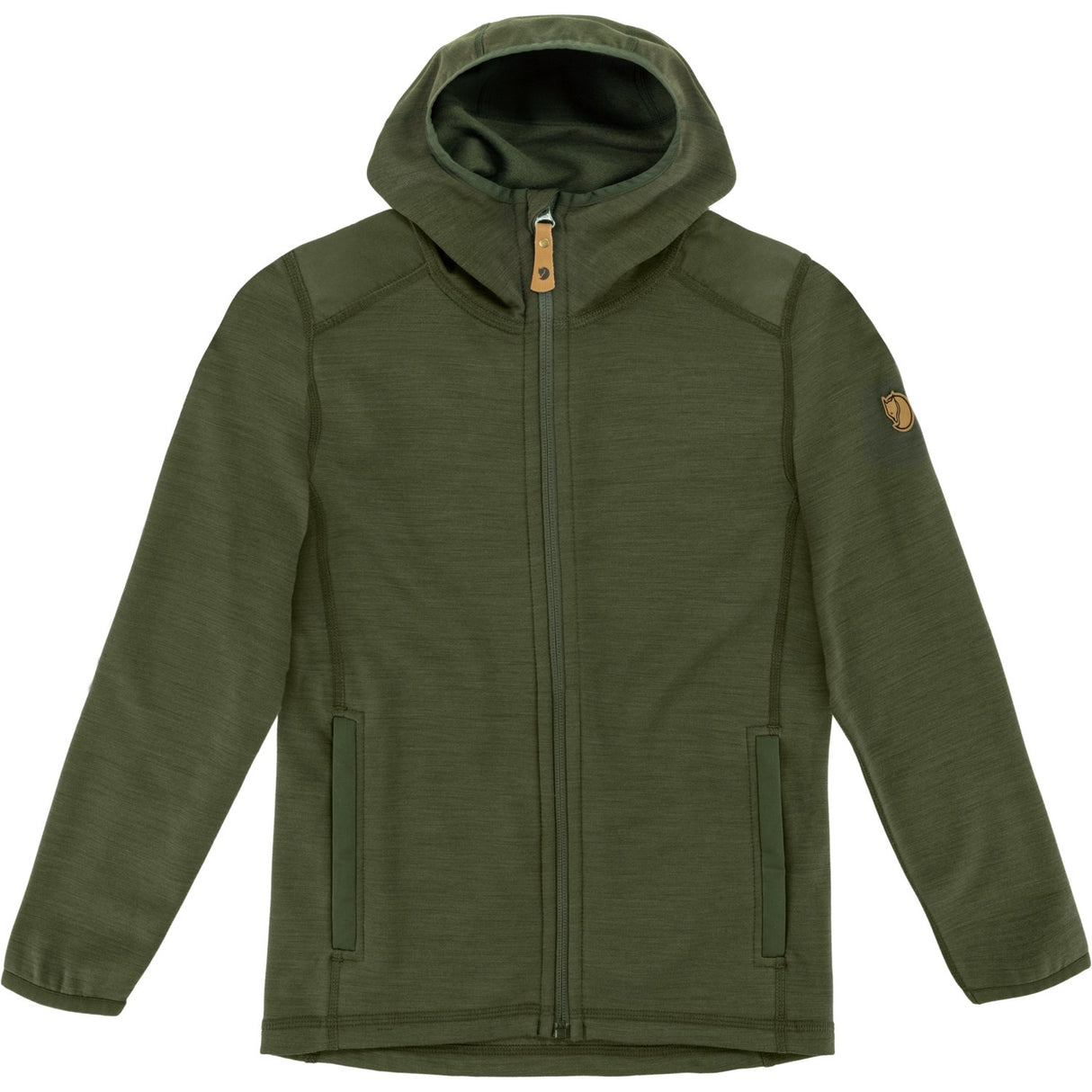 Fjällräven Deep Forest Kids Keb Fleece Hettegenser