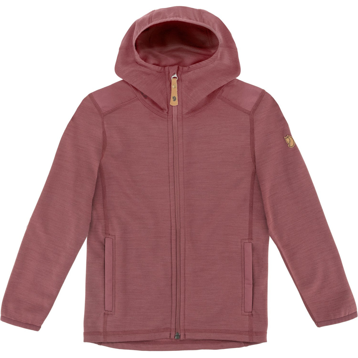 Fjällräven Mesa Purple Kids Keb Fleece Hettegenser