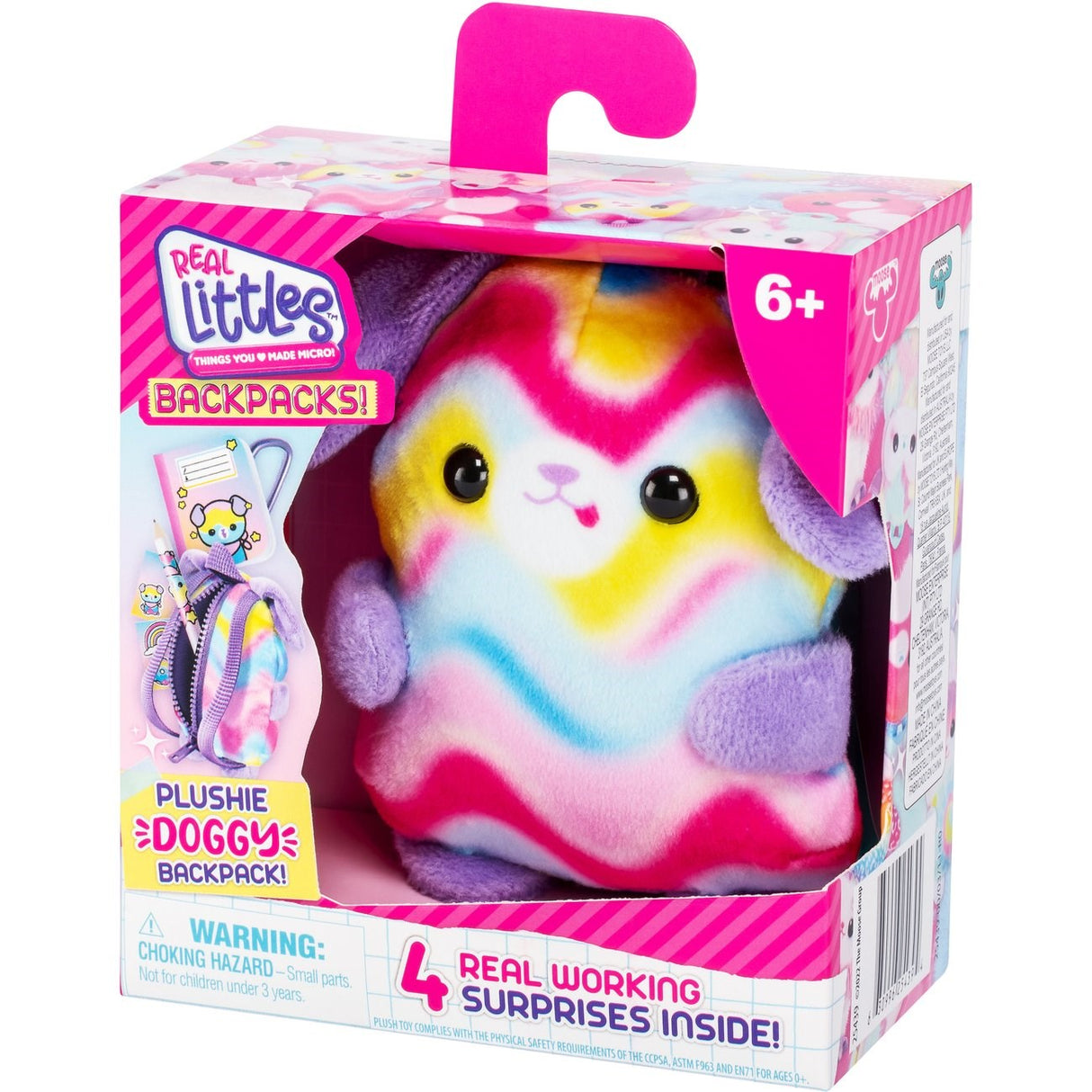Real Littles Ryggsekk Plysj Dog