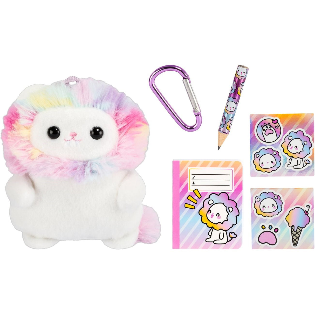 Real Littles Ryggsekk Plysj Løve