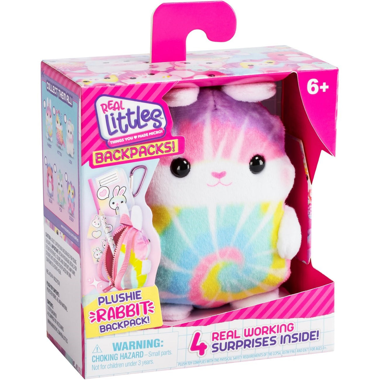 Real Littles Ryggsekk Plysj Rabbit