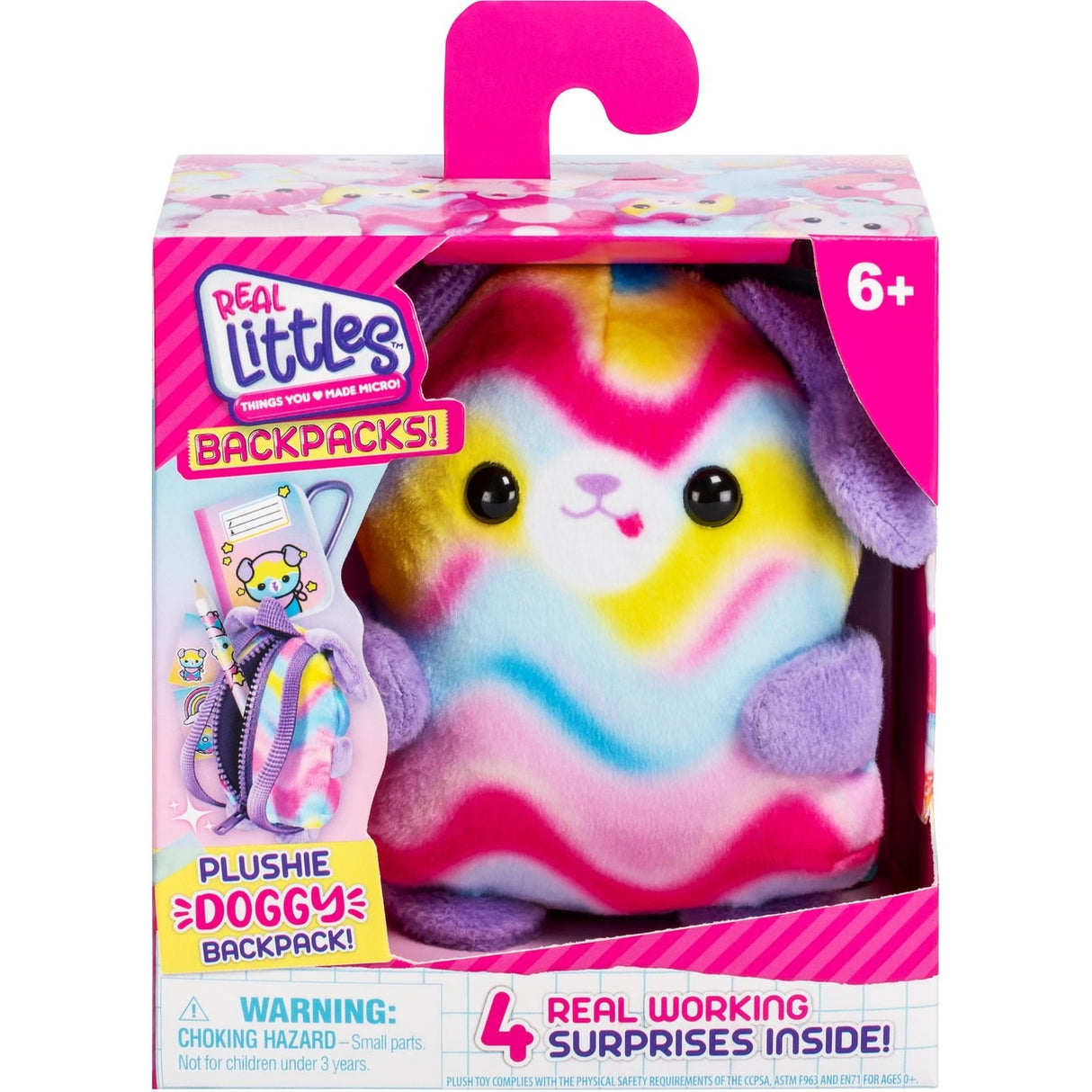 Real Littles Ryggsekk Plysj Dog