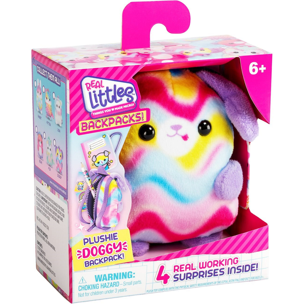 Real Littles Ryggsekk Plysj Dog