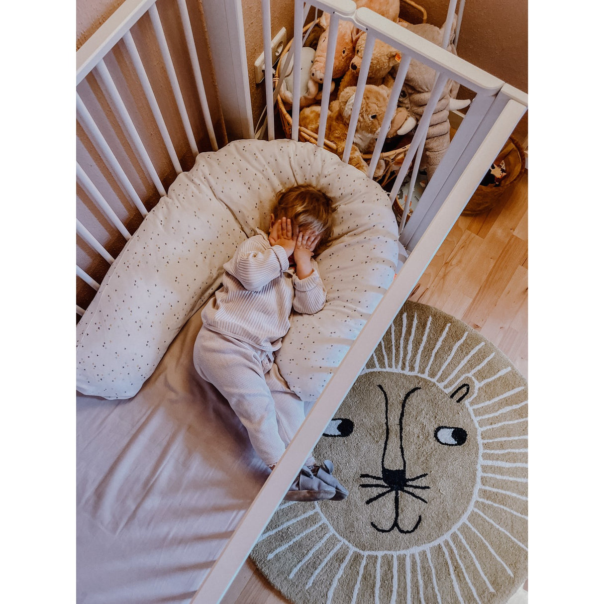 tiSsi® White Laquer Jori Sammenklappelig Seng Massiv Bøk