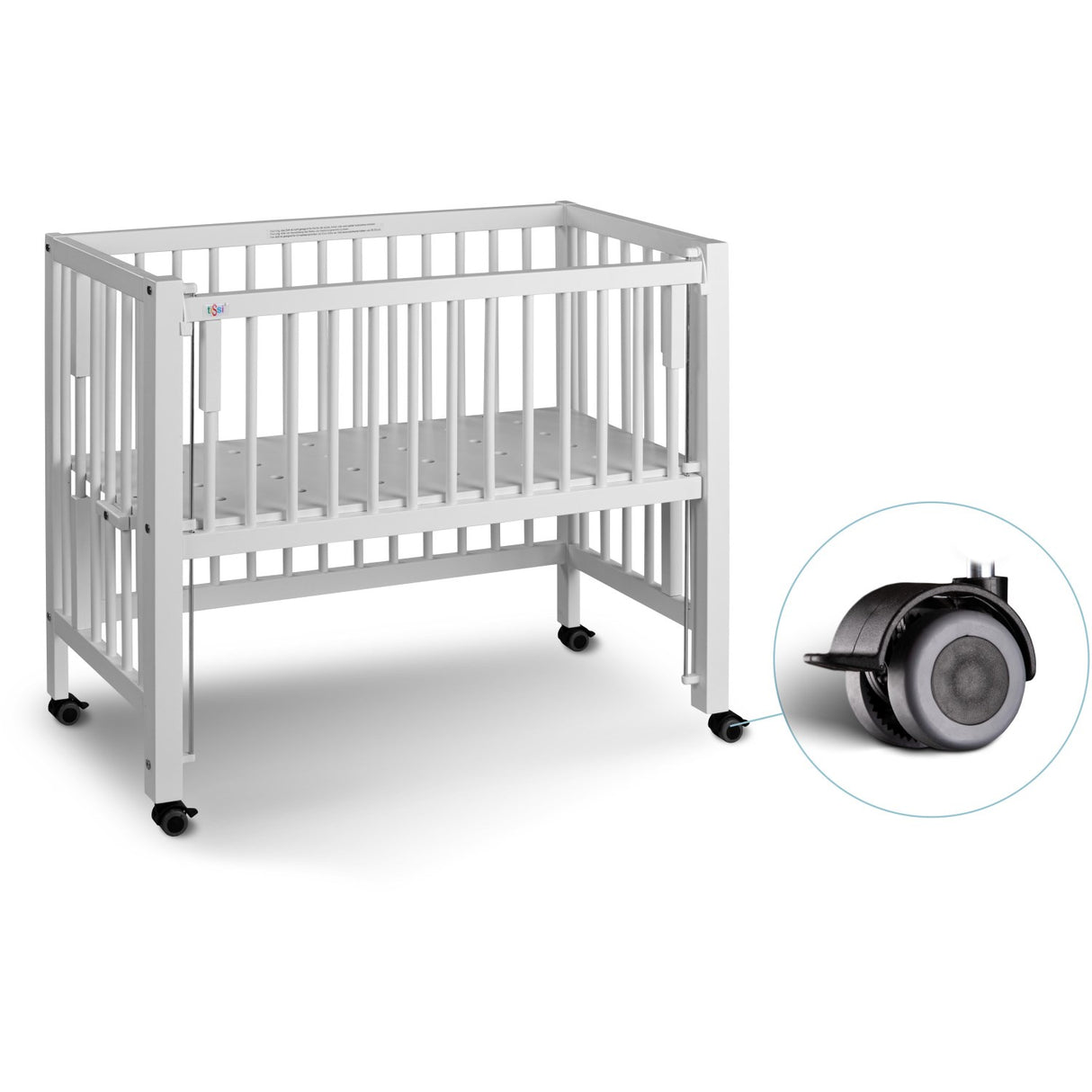 tiSsi® White Laquer Sophie Barneseng Massiv Bøk