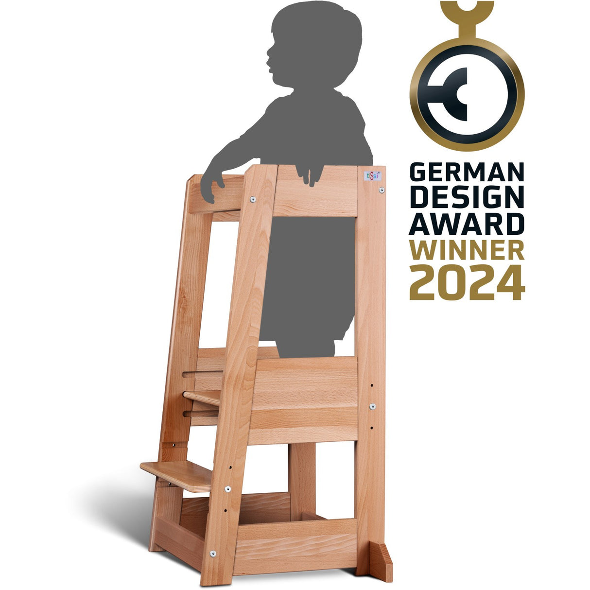 tiSsi® Nature Felix Læringstårn Massiv Bøk