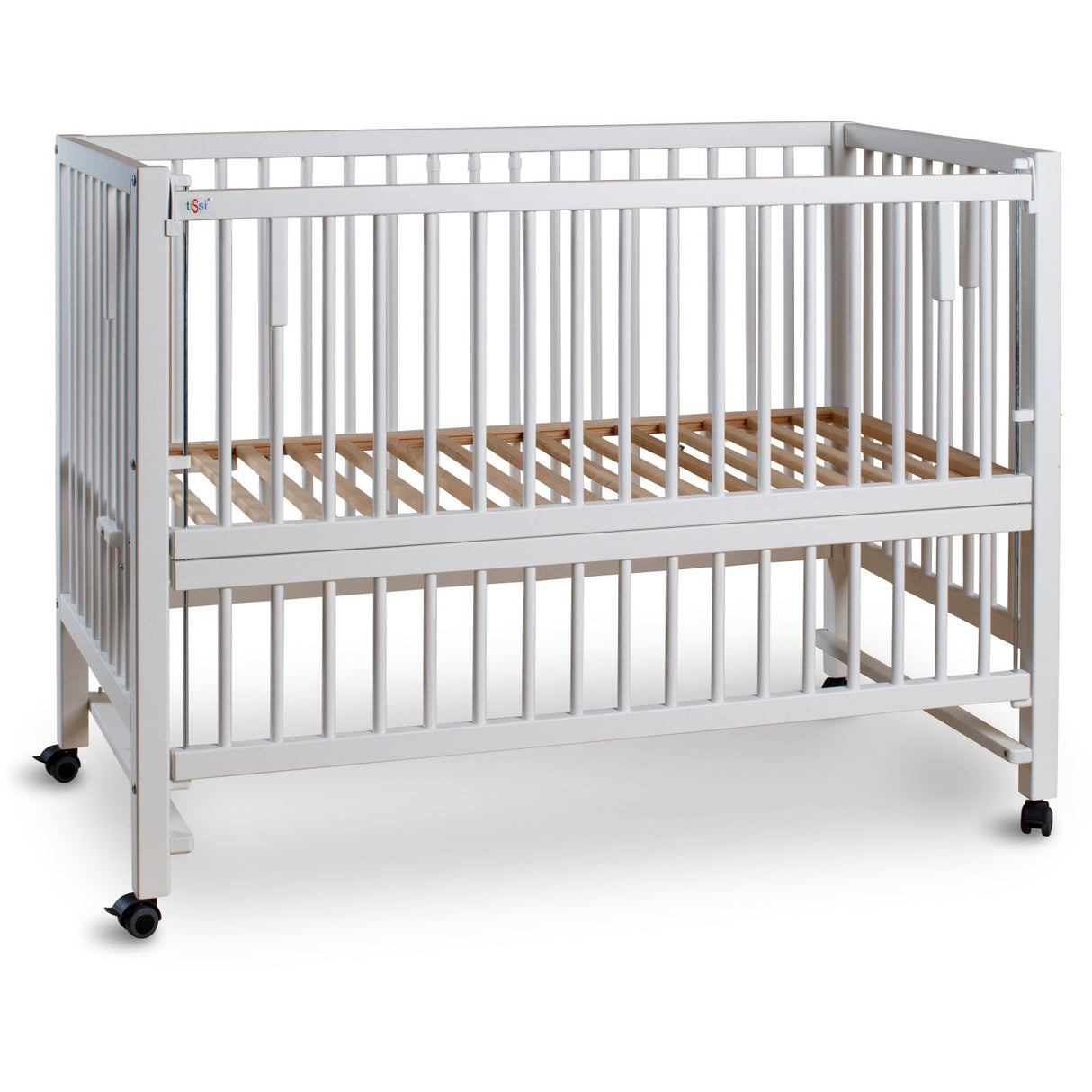 tiSsi® White Laquer Hajo Barneseng Massiv Bøk