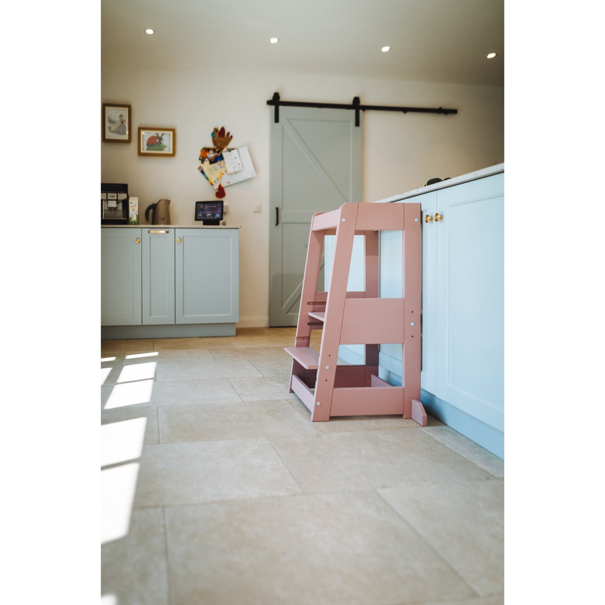 tiSsi® Oriental Rosa Laquer Felix Læringstårn Massiv Bøk