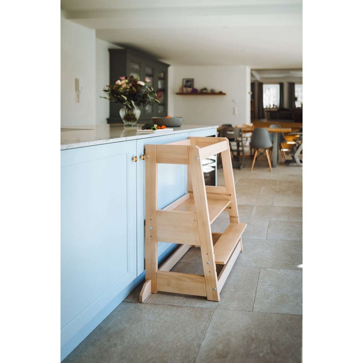 tiSsi® Nature Felix Tvillinge Læringstårn Massiv Bøk