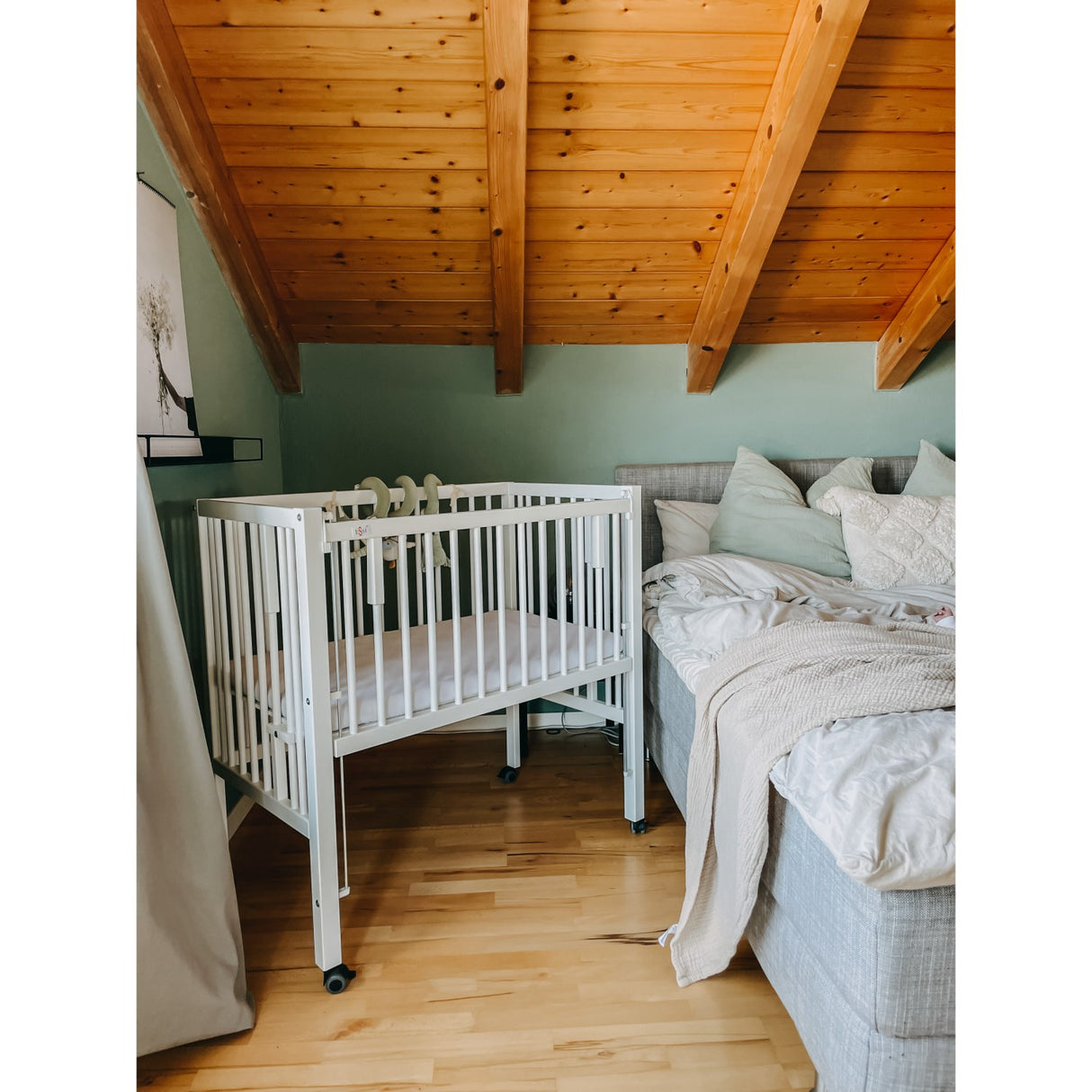 tiSsi® White Laquer Maxi Barneseng Massiv Bøk