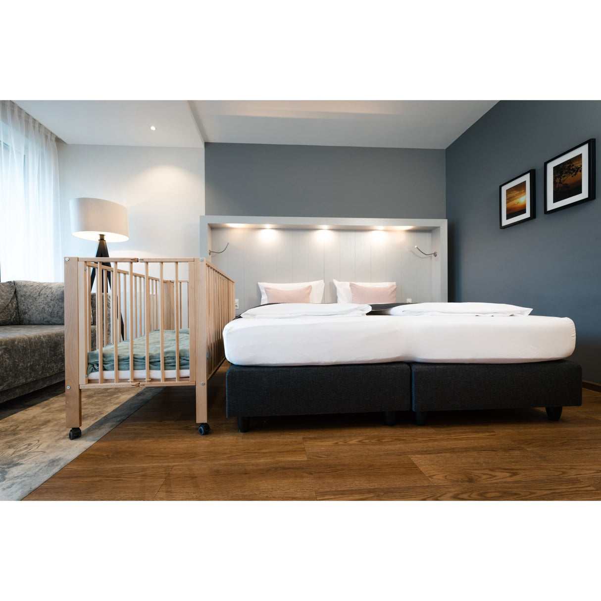 tiSsi® Nature Jori Sammenklappelig Seng Massiv Bøk