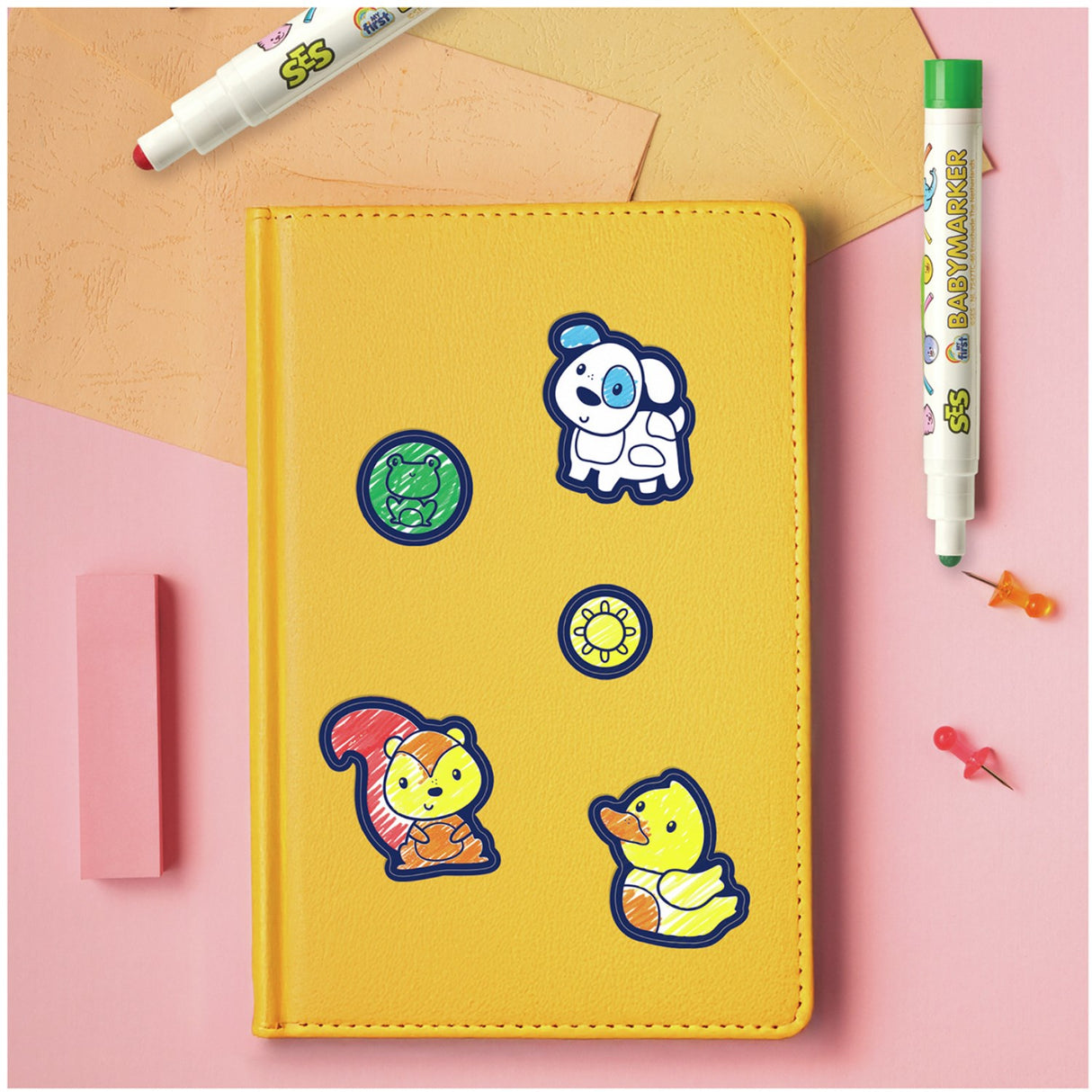 SES Creative Mine Første Fargeklistremerker