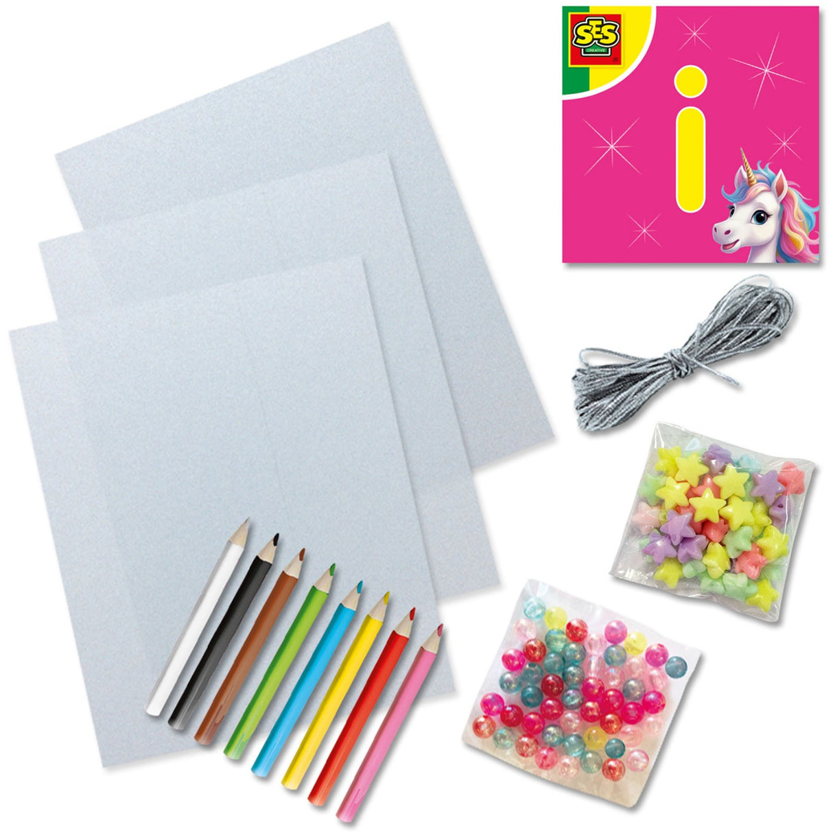 SES Creative Krympe Plast Enhjørning Armbånd