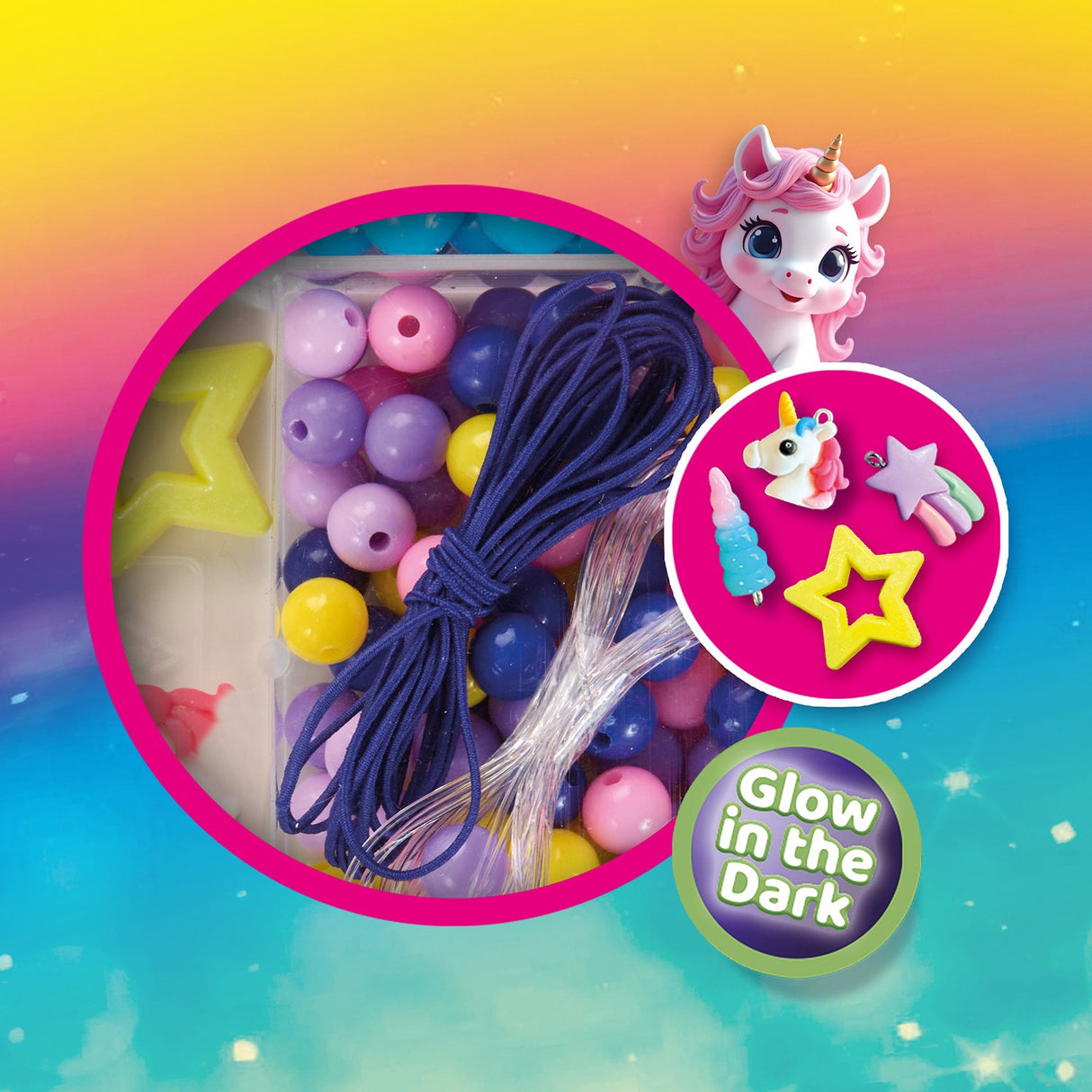 SES Creative Smykker Sett Galaxy Perler