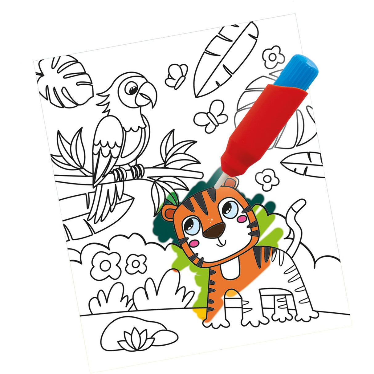 SES Creative Fargelegging Med Vannreise Fargeleggingsbok